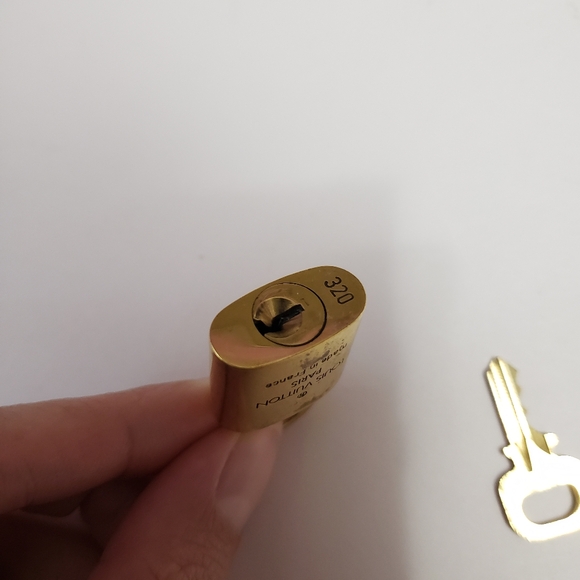 Louis Vuitton Gold Padlock with Key - Picture 6 of 12